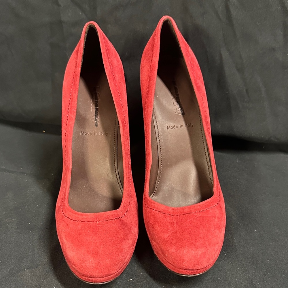 JCrew Coddington Suede Platform Pump Heels